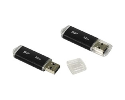 [Носитель информации] Silicon Power USB Drive 32Gb Ultima-II SP032GBUF2U02V1K {USB2.0, Black}