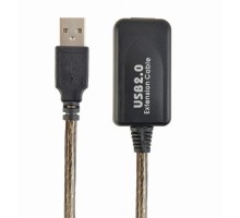 Cablexpert Кабель удлинитель USB 2.0 активный , AM/AF, 15м (UAE-01-15M)