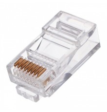 Cablexpert Вилка RJ-45 (8P8C) универсальная. кат.5e. со сквозным отверстием  (10 шт.) (LC-PTU-01/10)