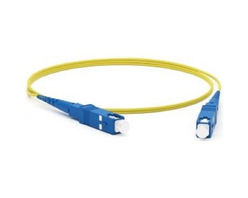 [Патч-корд] Hyperline FC-S2-9-SC/­UR-SC/­UR-H-1M-LSZH-YL Патч-корд волоконно-оптический (шнур) SM 9/­125 (OS2), SC/­UPC-SC/­UPC, 2.0 мм, simplex, LSZH, 1 м