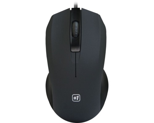 [Мышь] Defender MM-310 черный Проводная оптическая мышь, 3 кнопки,1000 dpi [52310]