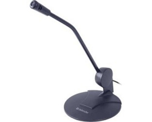 [Наушники] Defender MIC-117 черный, кабель 1.8 м {Микрофон компьютерный} [64117]