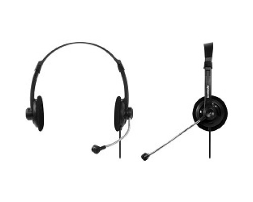 [Наушники] Defender Aura 104 черный, кабель 1,8 м [63104]