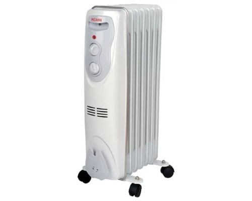 [Тепловые пушки] Ресанта ОМ- 7Н [67/3/7] Масляный радиатор { 1,5кВт, 370?160?650, 7 секций, 7,4 кг }