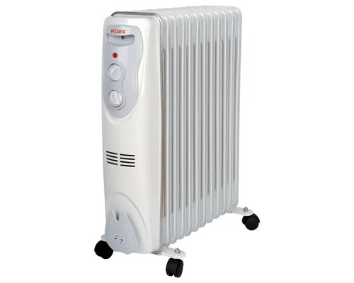 [Тепловые пушки] Ресанта ОМ-12Н [67/3/9] Масляный радиатор { 2,5кВт, 560x160x650, 12 секций, 11,4 кг }