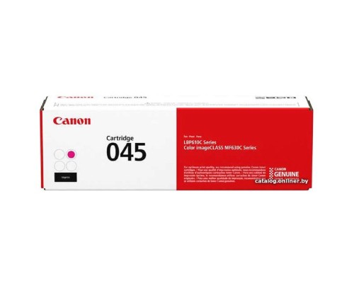[Расходные материалы] Canon Cartridge 045M  1240C002 Тонер-картридж красный  для Canon i-SENSYS MF631/633/635, LBP611 (1300 стр.) (GR)