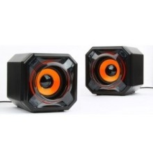 Акустич. система 2.0 Gembird SPK-405, пассив. излучатели, черный, 5 Вт, рег. громкости USB-питание					