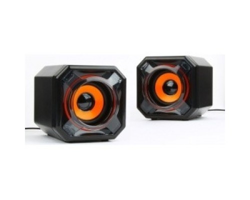 [Колонки] Акустич. система 2.0 Gembird SPK-405, пассив. излучатели, черный, 5 Вт, рег. громкости USB-питание					