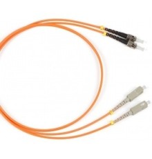 Hyperline FC-D2-50-SC/PR-ST/PR-H-5M-LSZH-OR Патч-корд волоконно-оптический (шнур) MM 50/125, ST-SC, 2.0 мм, duplex, LSZH, 5 м  