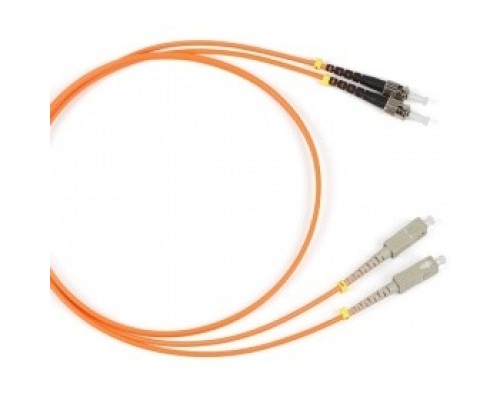 [Патч-корд] Hyperline FC-D2-50-SC/PR-ST/PR-H-5M-LSZH-OR Патч-корд волоконно-оптический (шнур) MM 50/125, ST-SC, 2.0 мм, duplex, LSZH, 5 м  