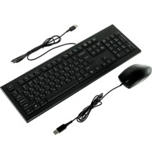 A-4Tech Клавиатура + мышь KR-8520D черный USB Комплект [477615]
