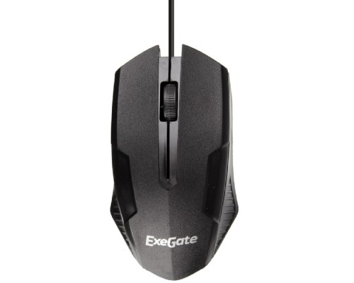 [Мыши] Exegate EX264097RUS Мышь Exegate SH-9025L <black, optical,  3btn/scroll, 1000dpi, USB, шнур 2м>, Color box