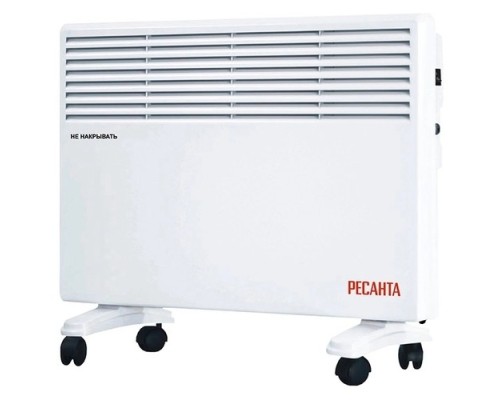 [Тепловые пушки] Ресанта ОК-1500Е (LED) [67/4/13] Конвектор { 750/1500 Вт, защита от перегрева, электронный термостат, LED дисплей, таймер выключения, защита IPX4, вес 4,9 кг }
