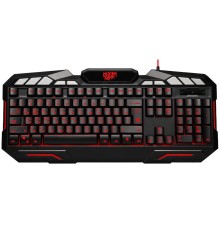 Defender Клавиатура Doom Keeper GK-100DL RU [45100] {Игровая клавиатура, 3-х цветная,19 Anti-Ghost}