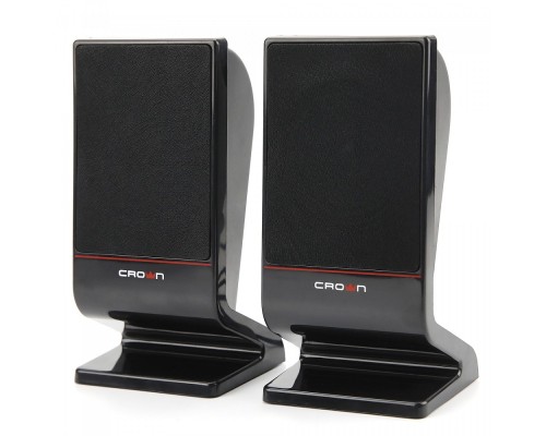 [Колонки] CROWN CMS-601 (USB, 6W; управление громкостью, разъём для наушников, кнопка включения, Длина кабеля между колонками 1м;Длина аудио-кабеля и питания 2м.)