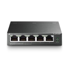 TP-Link TL-SF1005P Настольный коммутатор с 5 портами 10/100 Мбит/с (4 порта PoE+)