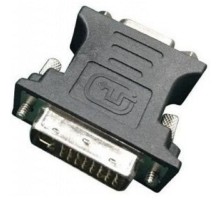 Cablexpert Переходник DVI-VGA, 29M/15F, черный, пакет (A-DVI-VGA-BK)