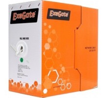 Exegate EX264556RUS Кабель UTP 4 пары кат.5e Exegate 100% медь, 26AWG, бухта 305м, серый, PVC