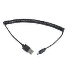 Cablexpert Кабель USB 2.0 Pro, AM/microBM 5P, 1.8м, витой, черный, пакет (CC-mUSB2C-AMBM-6)