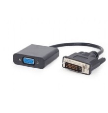 Cablexpert Переходник DVI-D-VGA Digital , 25M/15F, длина кабеля 0,2м, черный, пакет (A-DVID-VGAF-01)
