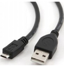 Cablexpert Кабель USB 2.0 Pro, AM/microBM 5P, 1м, экран, черный, пакет (CCP-mUSB2-AMBM-1M)