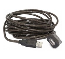 Cablexpert Кабель удлинитель USB 2.0 активный, AM/AF, 5м (UAE-01-5M)
