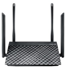 ASUS RT-AC1200 (V2) Беспроводной двухдиапазонный маршрутизатор AC1200  с поддержкой технологии MU-MIMO, Wi-Fi 5 (ac)