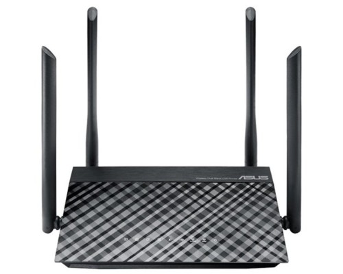 [Сетевое оборудование] ASUS RT-AC1200 (V2) Беспроводной двухдиапазонный маршрутизатор AC1200  с поддержкой технологии MU-MIMO, Wi-Fi 5 (ac)