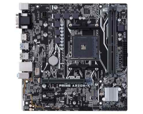 [Материнская плата] ASUS PRIME A320M-K {Soc-AM4, AMD A320 2xDDR4 mATX AC`97 8ch(7.1) GbLAN RAID+VGA+HDMI}