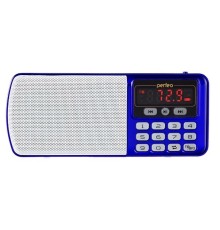 Perfeo радиоприемник цифровой ЕГЕРЬ FM+ 70-108МГц/ MP3/ питание USB или BL5C/ цвет синий (i120-BL) [PF_5027]