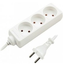 СТАРТ (4607175852708) Удлинитель  3 розетки. C/У S 3x3. Заземления нет. Длина провода 3,0 м.