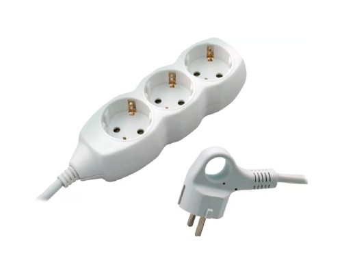 [Бытовые удлинители] СТАРТ (4607175852715) Удлинитель 3 розетки. С/У S 3x3-Z 3p3m. С заземлением. Длина провода 3 м.