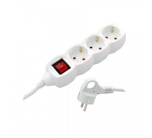 СТАРТ (4607175852722)  Удлинитель 3 розетки. С/У S 3x3-ZDV. с заземлением и защитой от детей сечение провода 3х0,75мм2. Длина провода 3 м.