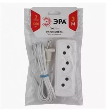 СТАРТ (4607175859653) Удлинитель 3 розетки С/УД S 3x3 ШВВП/Р16-010 . Без заземления. Сечение провода 2х0,75 мм2. Длина провода 3 м.