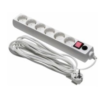 BURO Сетевой фильтр, 6 розеток, 5 метров, (600SH-16-5-W), белый (коробка) {475263}