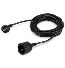 BURO Сетевой удлинитель 1 розетка, 5 метров (BU-PS1.5/B) черный {352703}