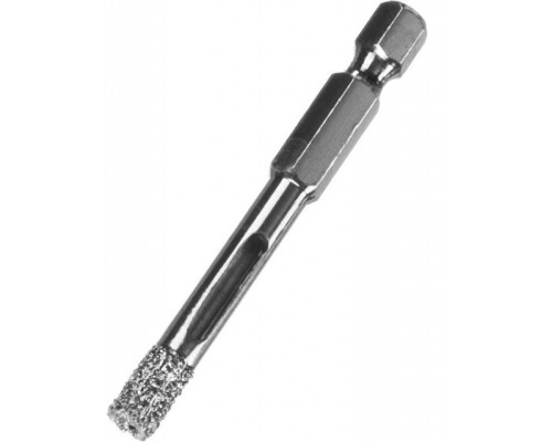 [Буры,сверла,долото] Сверло алмазное универсальное, технология ВВС, d=6 мм, хвостовик HEX 1/4