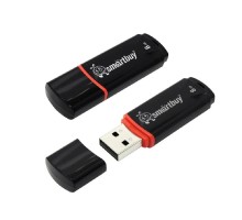 Smartbuy USB Drive 8Gb Crown Black SB8GBCRW-K