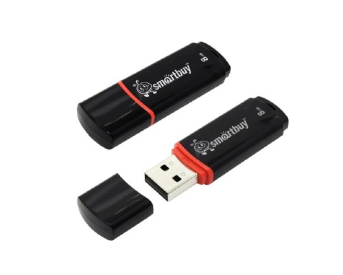 [Носитель информации] Smartbuy USB Drive 8Gb Crown Black SB8GBCRW-K