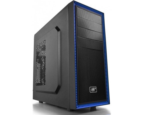 [Корпус] Deepcool TESSERACT BF, ATX, Black-Blue, без БП[DP-CCATX-TSRBFBK]