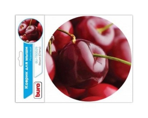 [Коврики] Коврик для мыши Buro BU-T60029 рисунок/вишня [350567]