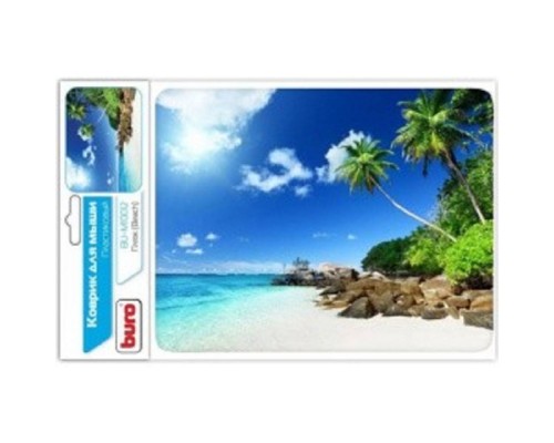 [Коврики] Коврик для мыши Buro BU-M10012 рисунок/пляж [291843]