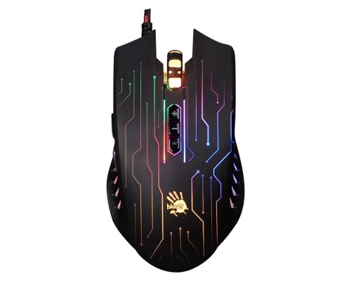 [Мышь] A4Tech Bloody Q82 black/picture optical (3200dpi) USB Gaming (8but) [492782]