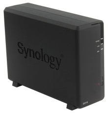 Synology DS118 Сетевое хранилище 1xHDD DC1,4GhzCPU/1Gb,  SATA(3,5'')/2xUSB3.0/1GigEth/iSCSI/2xIPcam(upto 15)/1xPS
