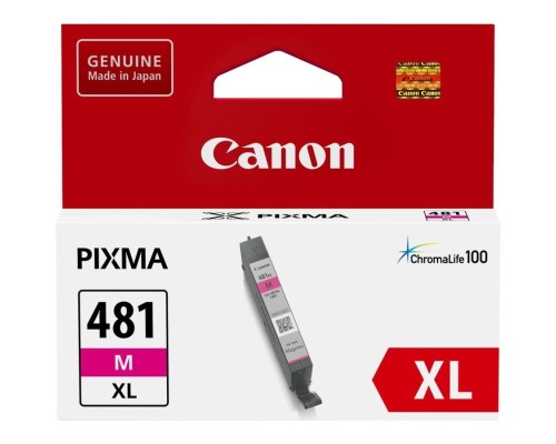 [Расходные материалы] Canon CLI-481XL M 2045C001 Картридж для PIXMA TS6140/TS8140TS/TS9140/TR7540/TR8540, 466 стр. пурпурный