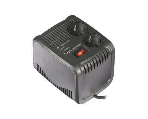 [Сетевые фильтры] Defender Акция!!! Стабилизатор напряжения AVR Typhoon 600 200 Вт, 2 розетки [99032]