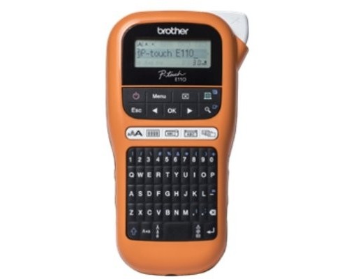 [Принтер] Brother P-Touch PT-E110VP  Ручная профессиональная электронная система для печати наклеек  PTE110VPR1