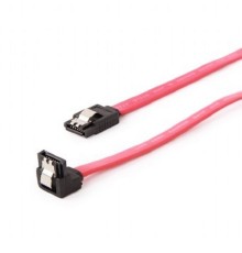 Cablexpert Кабель интерфейсный SATA, 30см, угловой разъем, 7pin/7pin, защелка (CC-SATAM-DATA90-0.3M)