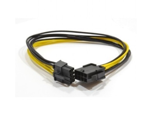 [кабели] Cablexpert Удлинитель кабеля питания PCI-Express 6+2pin M/ PCI-Express 6+2pin F, 30см (CC-PSU-84)