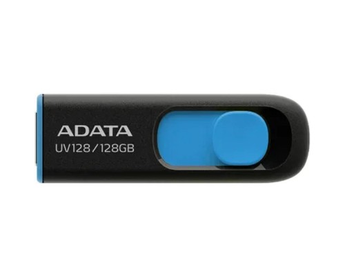 [Носитель информации] A-DATA Flash Drive 128GB UV128 AUV128-128G-RBE {USB3.0, Black-Blue}